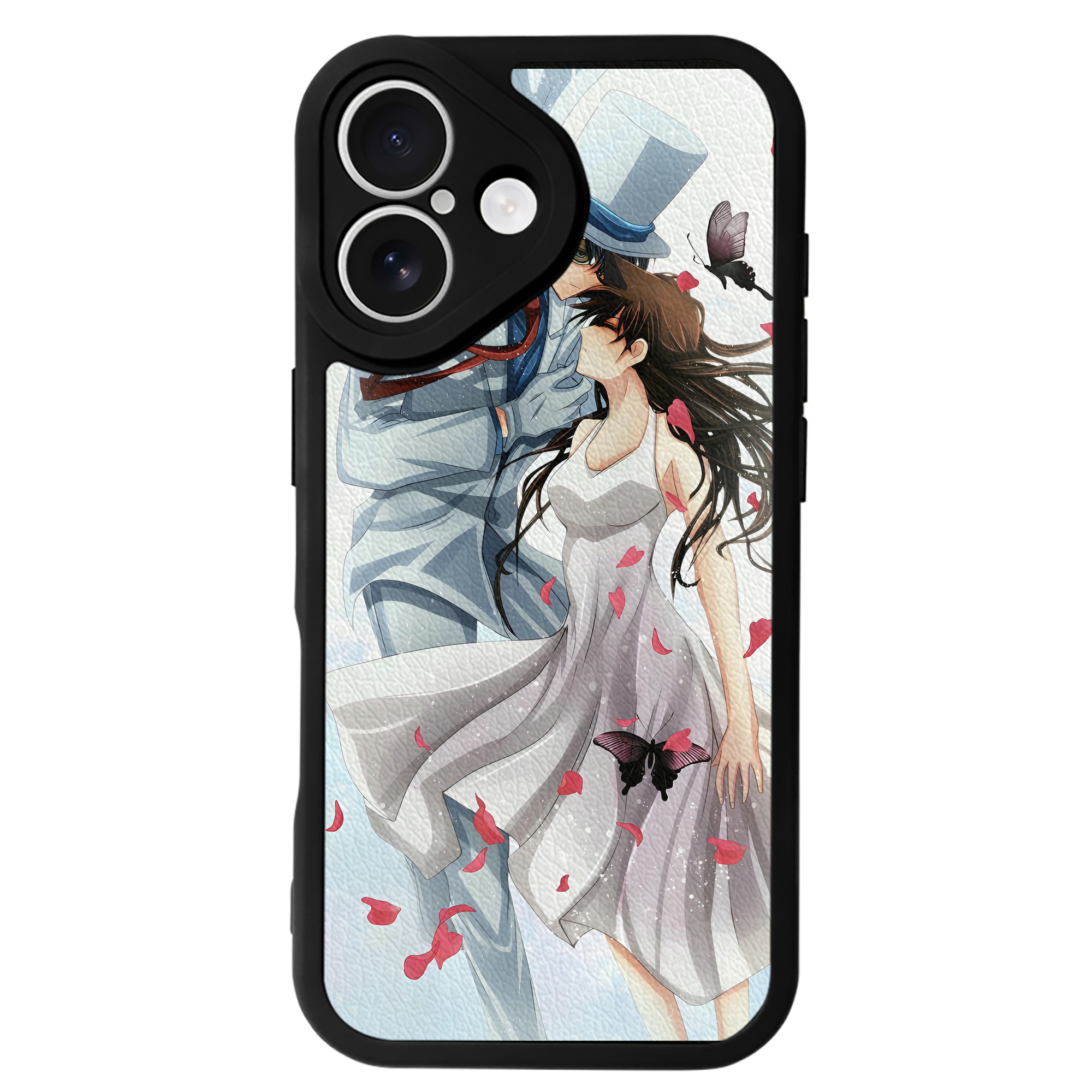 （画像用） 名探偵コナン Detective Conan 【iPhone 16シリーズ対応】シリコンスマホケース（レザー調） 材質：シリコン